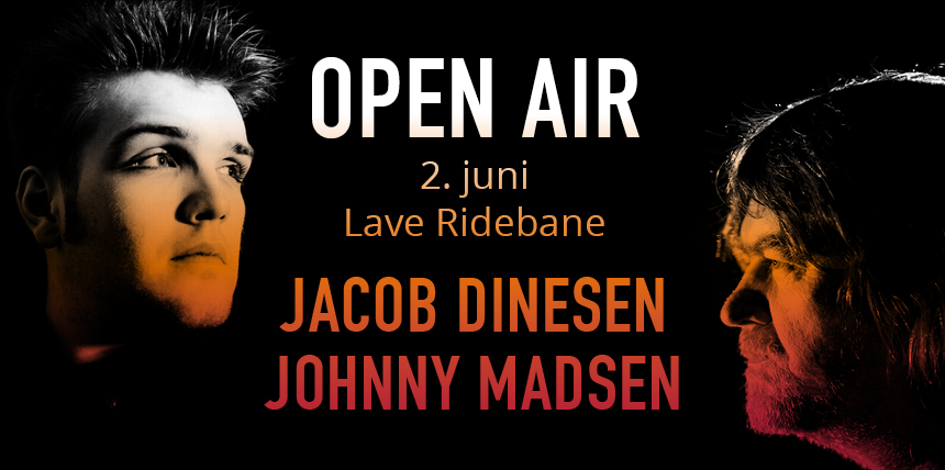 Jacob Dinesen og Johnny Madsen 02. juni kl. 20:00